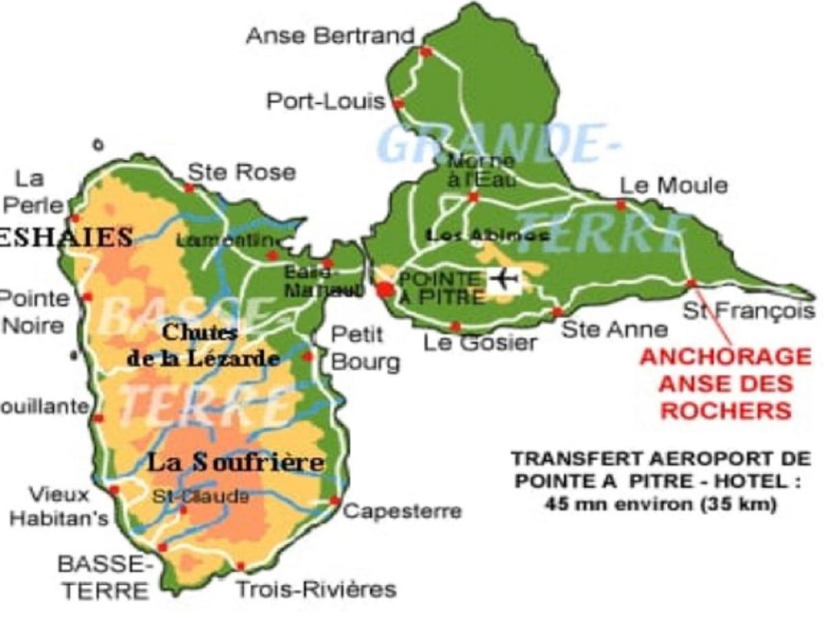 Villa Creole Domaine Prive De L'Anse Des Rochers Сен Франсоа Екстериор снимка